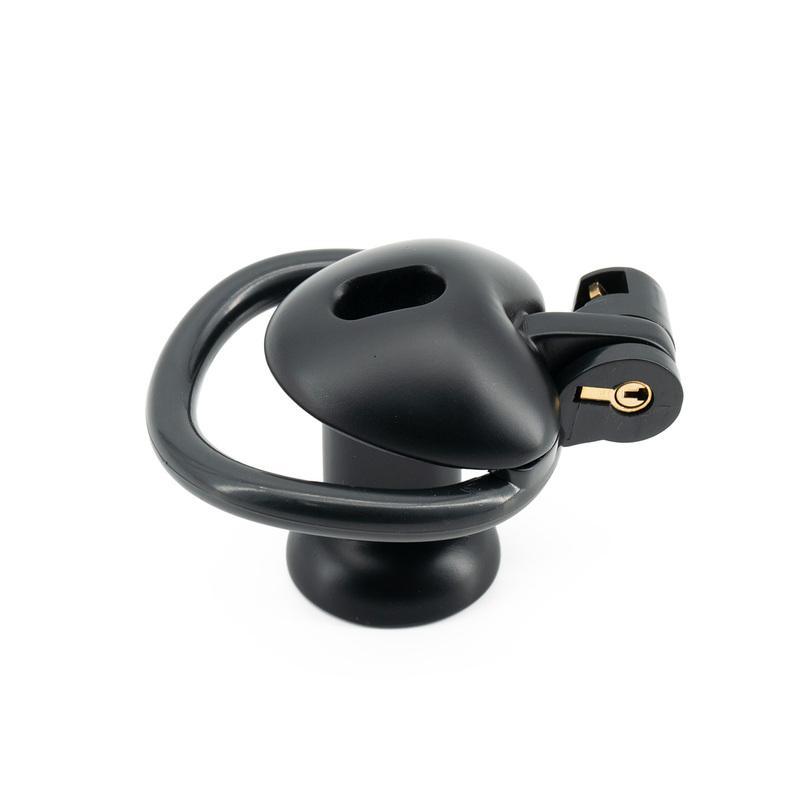 Heart Negative Plastic Chastity Locks Male Cock Cage Lower Body Hidden Cross-Dressing Tools