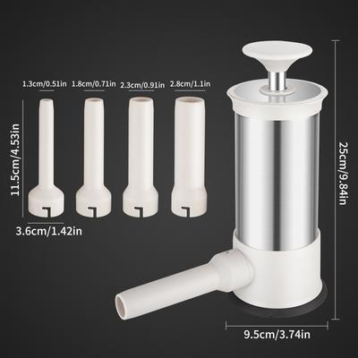 Sausage Maker Meatball Maker Sausage Stuffer Homemade Sausage Tool Sausage Meatball Filler Dog Ham Maker Cooking Tools