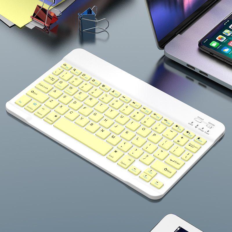 Universal Silent Rechargeable Bluetooth Keyboard for iPad, Mobile Phone, and Tablet