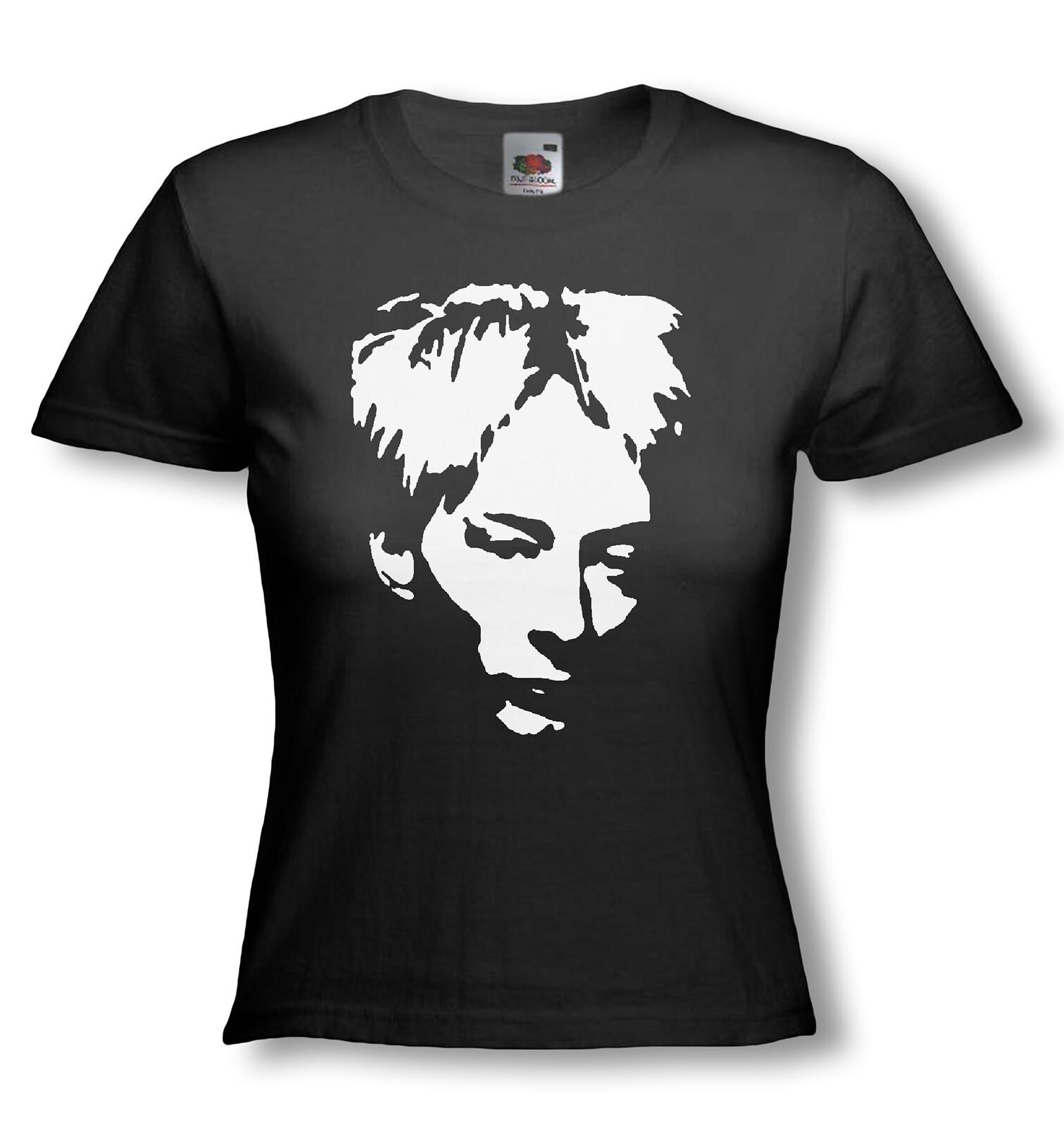 ХЛОПКОВАЯ ФУТБОЛКА THOМ YORKE Мужские Футболки Топ - Radiohead / Pablo Honey / Creep - ЖЕНСКИЙ ПРИТАЛЕННЫЙ - ВСЕ РАЗМЕРЫ 4XL