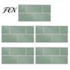 Waterproof Wall Decals for Kitchen 5Pcs Vintage Brick Tile Stickers, Oil?Proof Wallpaper, Peel Oil Proof Stickers Bathroom & Stick Backsplash Living