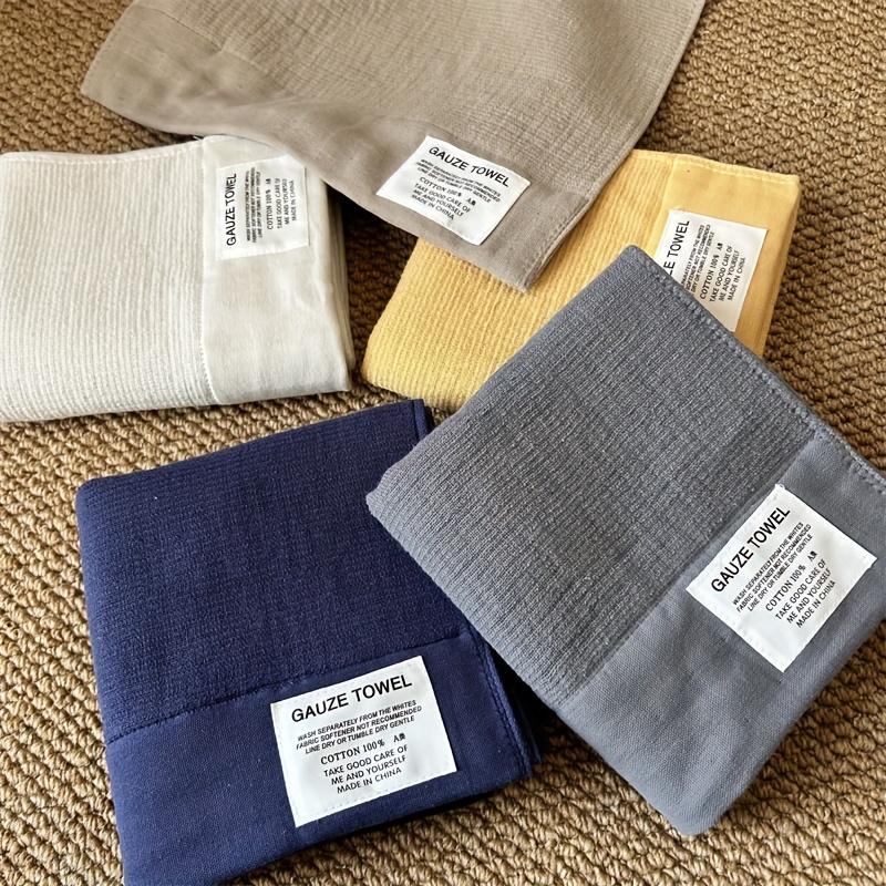 

5 шт. 100% хлопковые банные полотенца Супервпитывающие Мягкие Винтажный стиль Полотенца для рук с буквенным дизайном, 5 цветов в ассортименте для ванной, кухни, умывания лица 5 packs