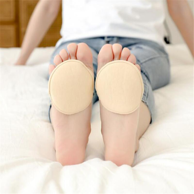 Five Toes Forefoot Pads for Women High Heels Half Insoles Foot Pain Care Absorbs Shock Socks Toe Pad Massaging Toe Pad