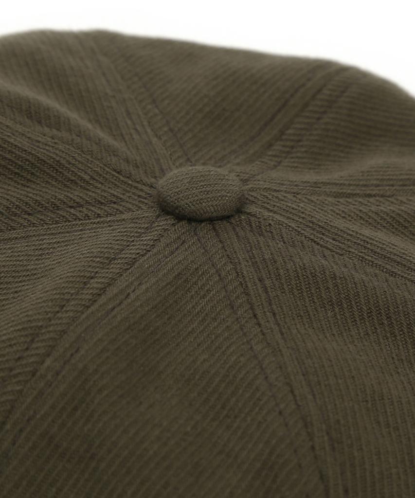 Eondeokeonteulolseutyudio Cotton Beret Bread Beret / Bio H Twill / D Choco