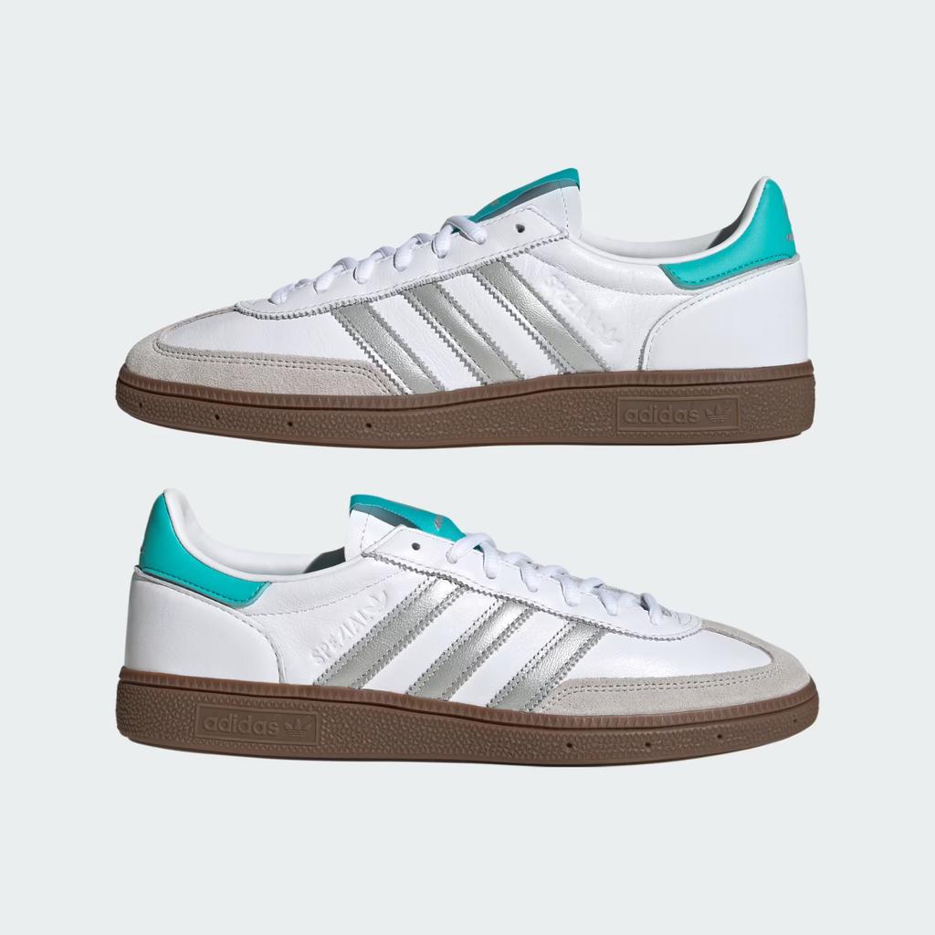 KJ1178 Mercedes AMG adidas Handball Spezial Cloud White Silver Metallic (Men's)