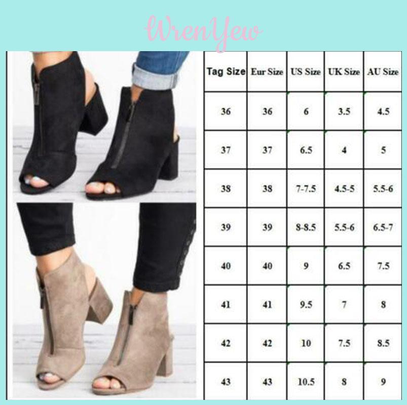 Elegant Womens Block High Heels Sandals Peep Toe Chunky Ankle Strap Boots Shoes For Timeless Fashion