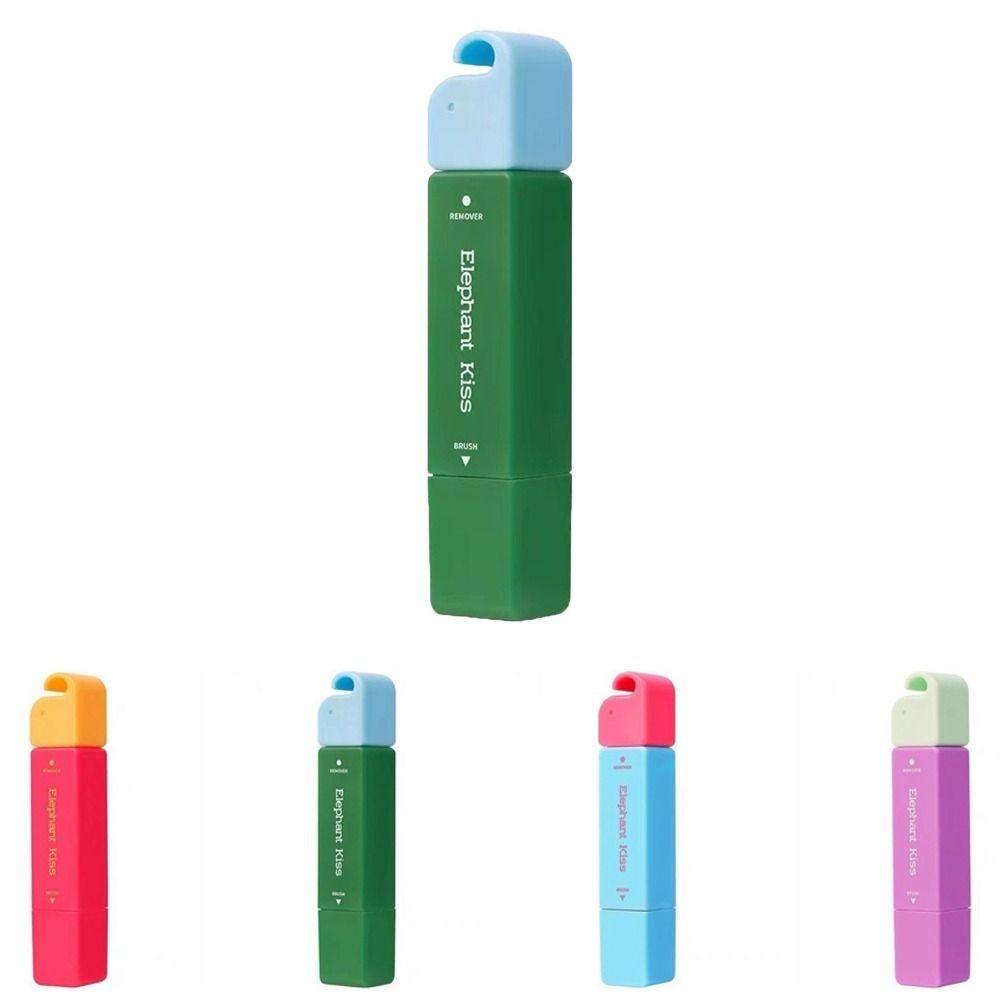 

12ml Stain Remover Pen Water-free with Brush Head Oil Remover Stick Portable Double Head Design Emergency Stain Remover Clothes Random color