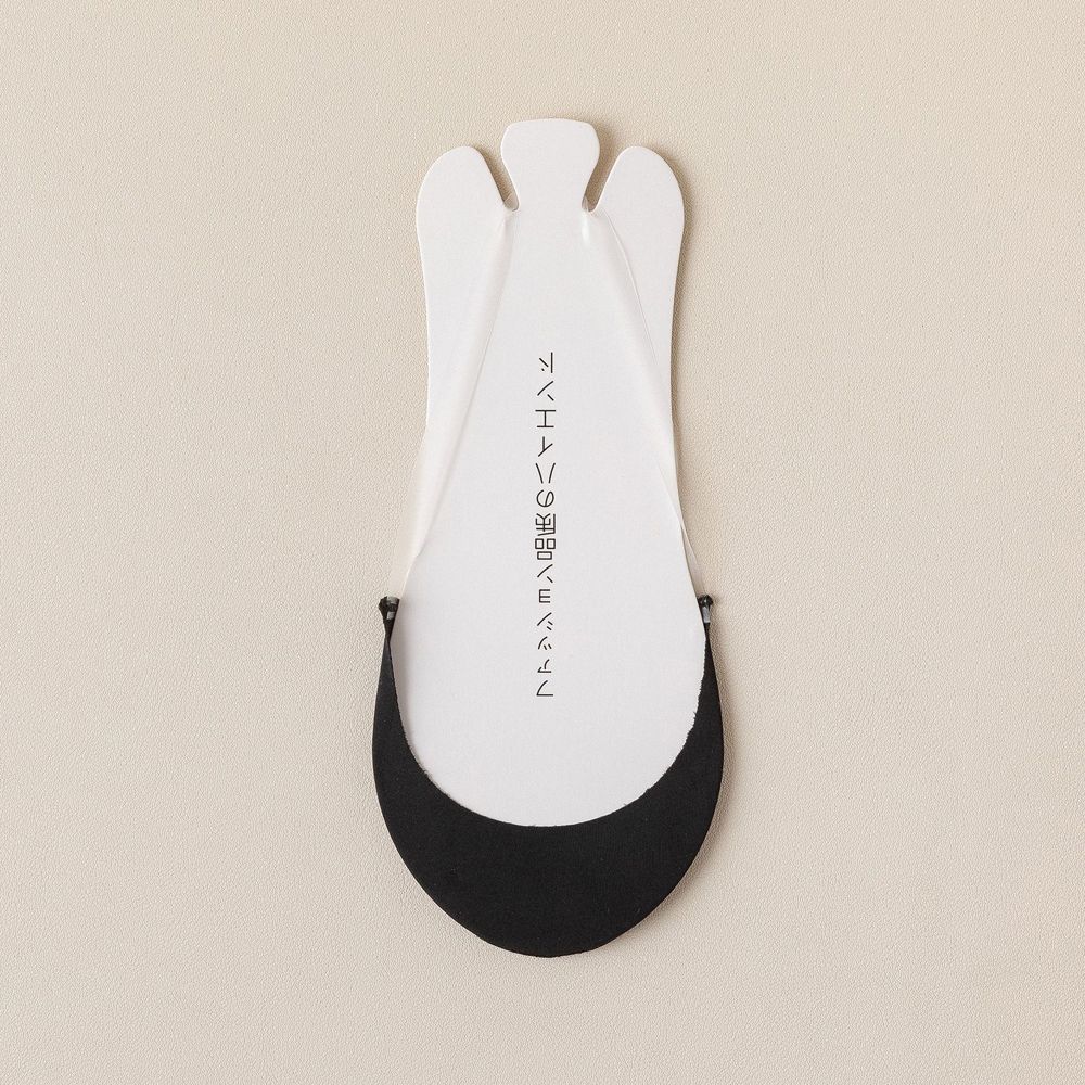 Дышащие Удобные Невидимые Носки из Ледяного Шелка Женские Носки-Слинг Носки-Тапочки Носки-Лоферы чёрный