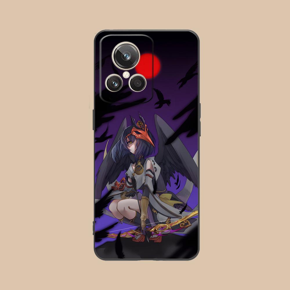 Game GI Kujou Sara Mobile Phone Case for Realme GT 8 Neo Pro C75 73 71 C67 65 C55 53 C35 31 C20 15 Colorful Printing Cover Cover