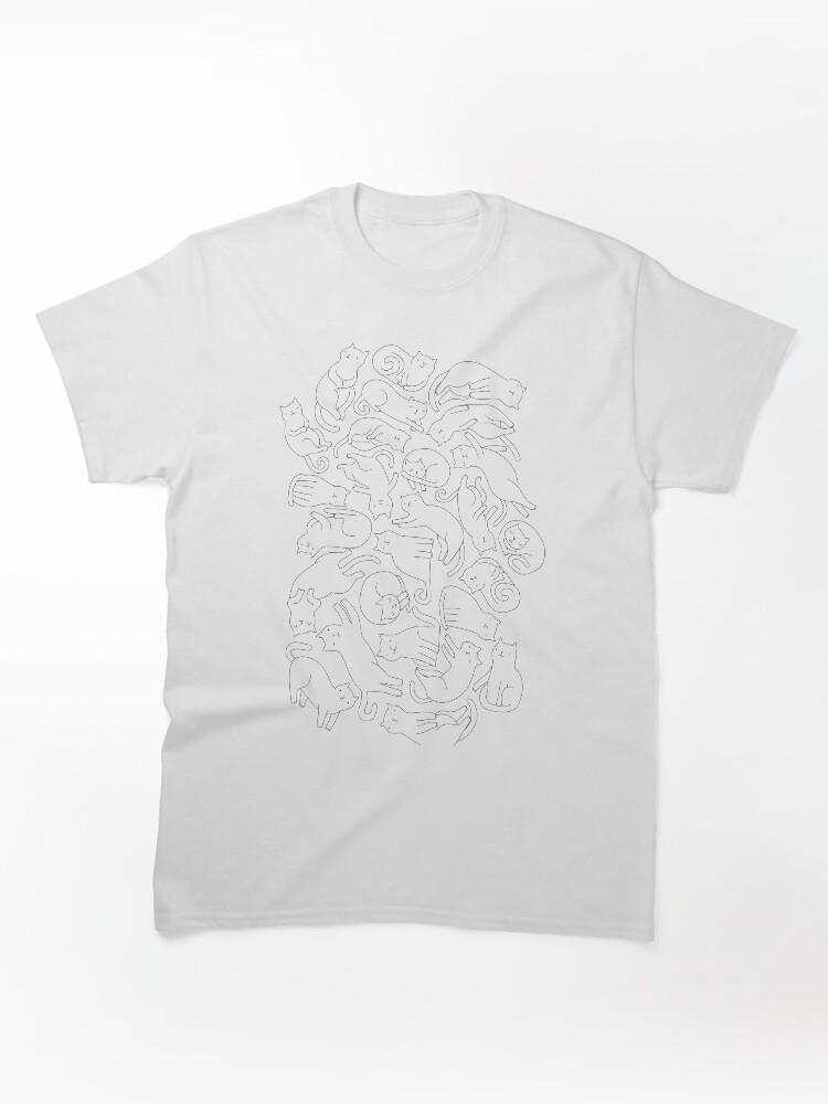A Gathering of Cats Black cats Classic Unisex T-Shirt