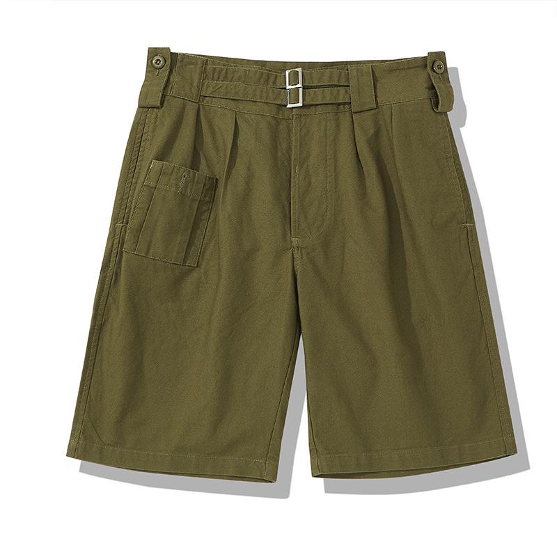 OKONKWO Retro British Gurkha Double-Breasted Wide-Leg Men s Bermuda Combat Pants XL