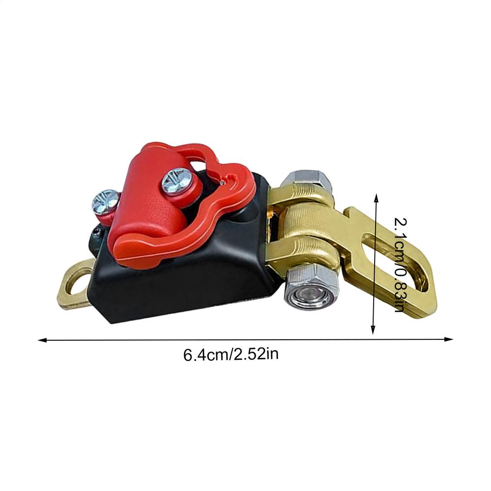 Motorradbatterie-Trennschalter Universell 12V Auslaufschutz Batterieunterbrecher Schalter für ATV Motorrad Auto Boot Wohnmobil LKW