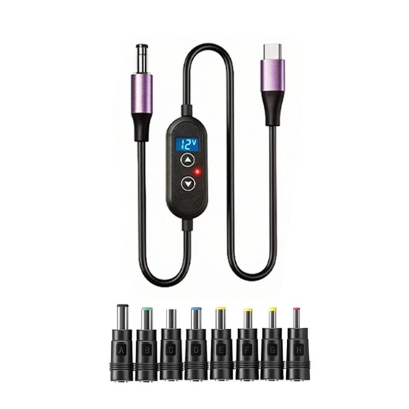 Fast Speed 140W Type C Male To DC5525 5521 Power Supply Cord For Efficient Charging Of Various Devices