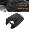 For Chevy Silverado GMC Sierra 2014-2018 Console Lid Leather Armrest Cover Black