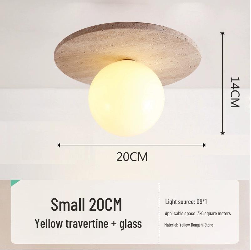 Wabi-Sabi Mid-Century Creme Wandlampe für Schlafzimmer oder Wohnzimmer