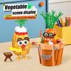 KNEW BUILT Carrot Potato DIY Potted Plant Model Building Block Toys-Great for Early LearningDesk & Home DecorFestival Present