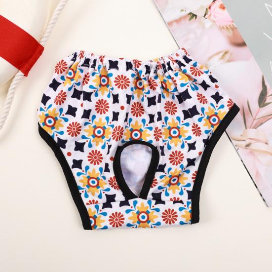 Dog Menstrual Pants Dog Diapers Briefs Elasticity Puppy Underwear Pet Menstrual Towel Prevent Male Dogs Heat Excitability Incontinence Dog Clothes