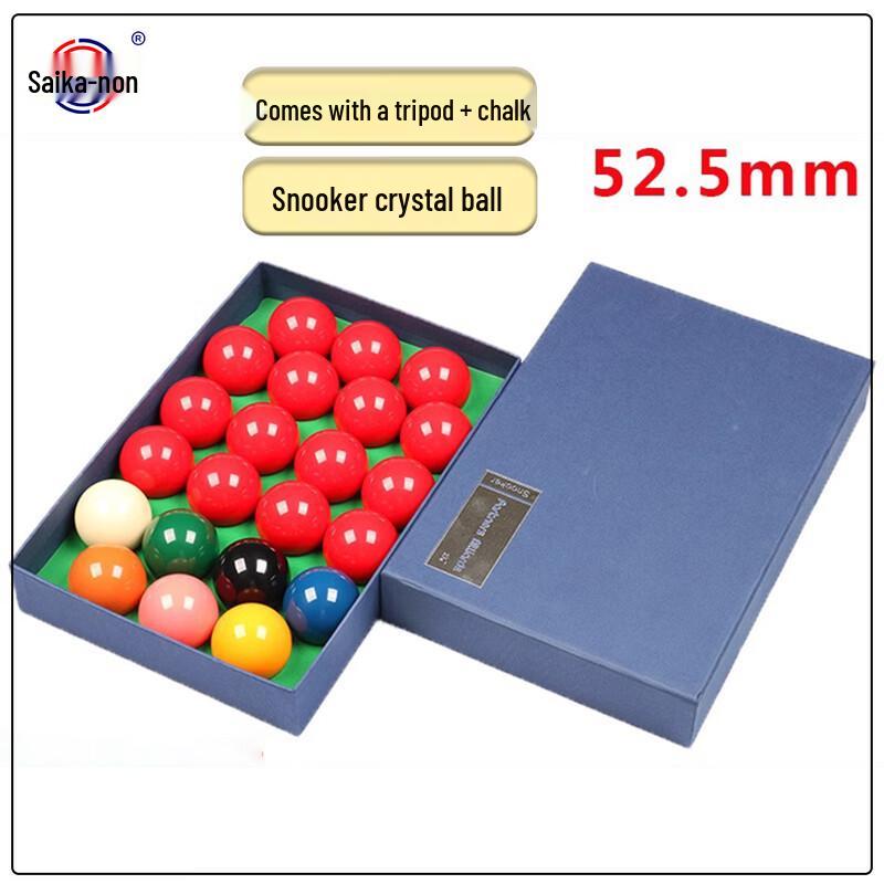 Saikano 5-Star Crystal Chinese Snooker Billiard Balls Set