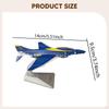 1/144 Alloy Fighter Aircraft Model Realistic Collection Toy Simulation Airplane for Desk Shelf Room