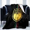1PC Italian Football Crest Printed Soft Flannel Blanket Throw for Adult Bedroom Living Room Sofa Camping Travel Fan gifts Christmas Gifts