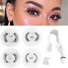 DIY Magnetic Eyelashes with Clip Glue Free False Eyelash Clusters  Lady Makeup Tools