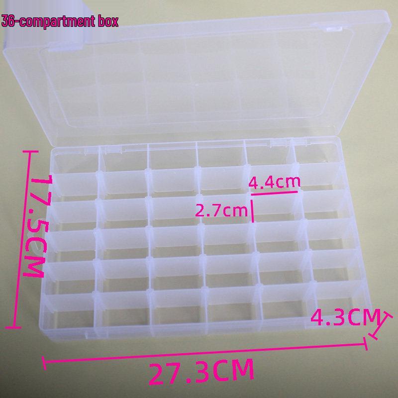 PP Transparent Dustproof Lock Box for Jewelry, Keys, Electronic Parts, and Ornaments