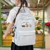 Animal Embroidery Campus Student Schoolbag Women's Lightweight Large Capacity Backpack