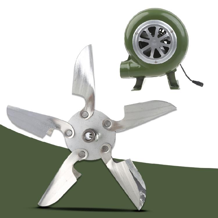 Air Compressor Fan Leaf Heat Dissipation Engineering Fan Leaf Replacement 5 Leaf Fan Leaf 12/15cm