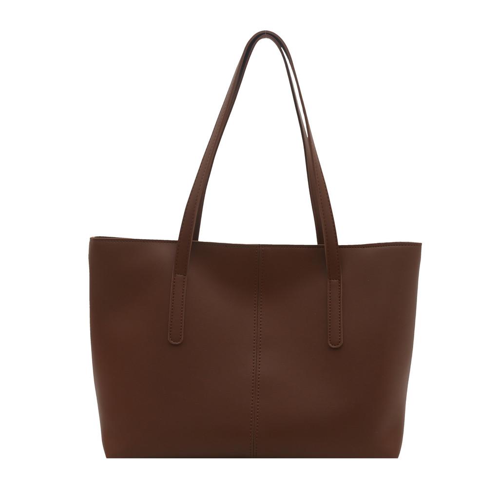 Pu Large Capacity Bag For Women With Zipper Closure For Daily