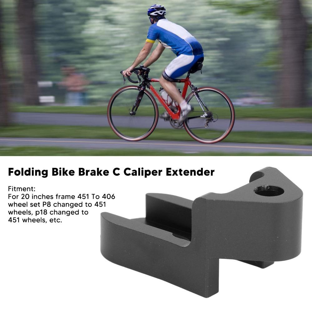 Aluminum Alloy Bike Brake Caliper Extender for 20 Inch Bike Frames Folding Bike