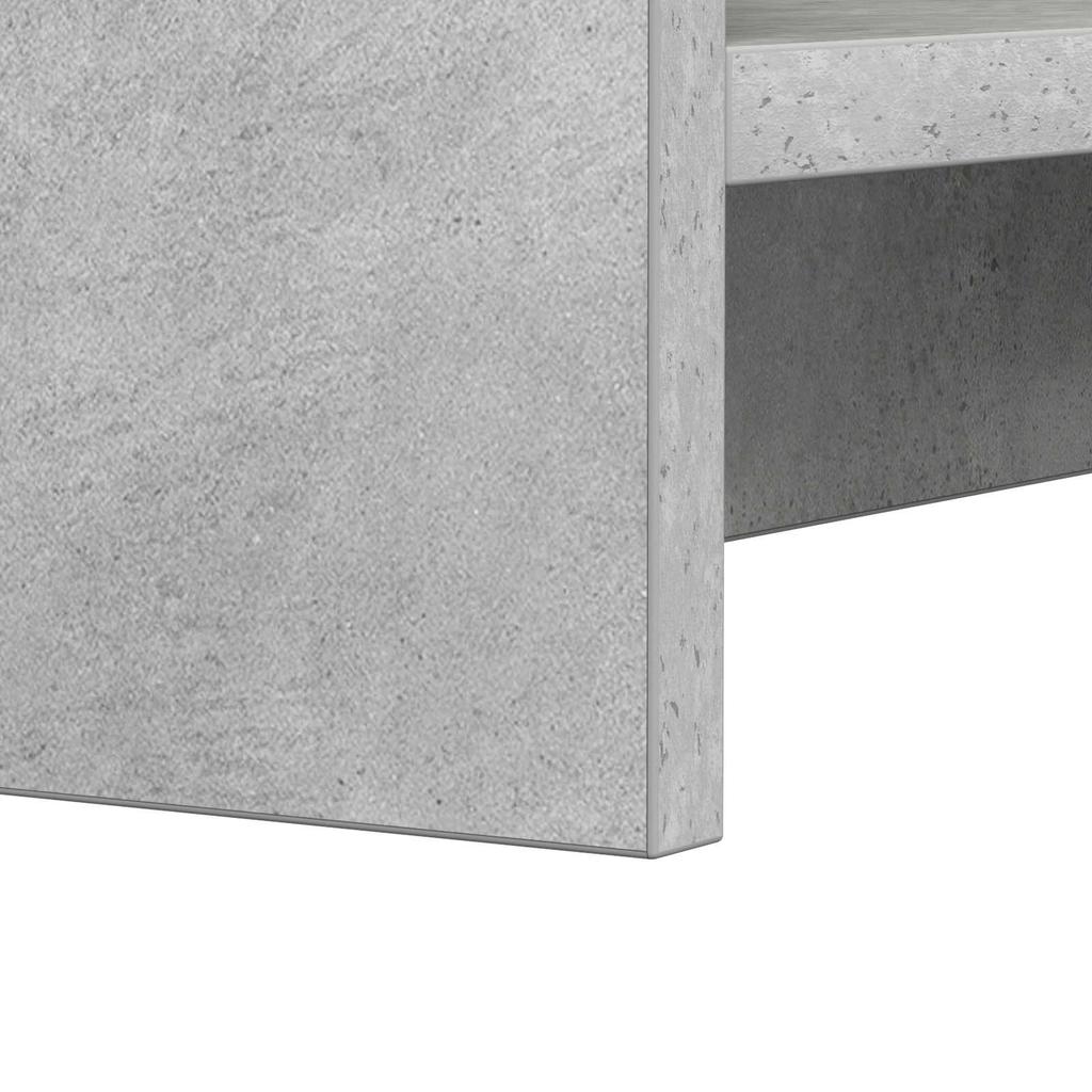Shoe Cabinet Concrete Grey 73.5 x 36 x 92 cm Particleboard
