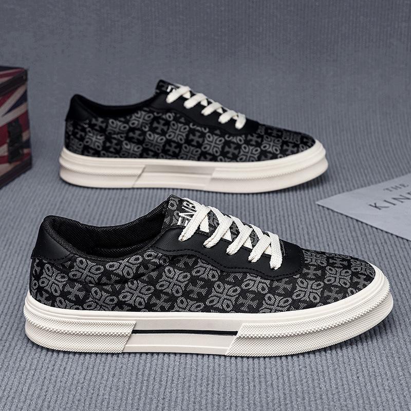 Summer new 2025 fashion versatile personalized men's shoes campus style niche design student shoes outdoor skateboard shoes