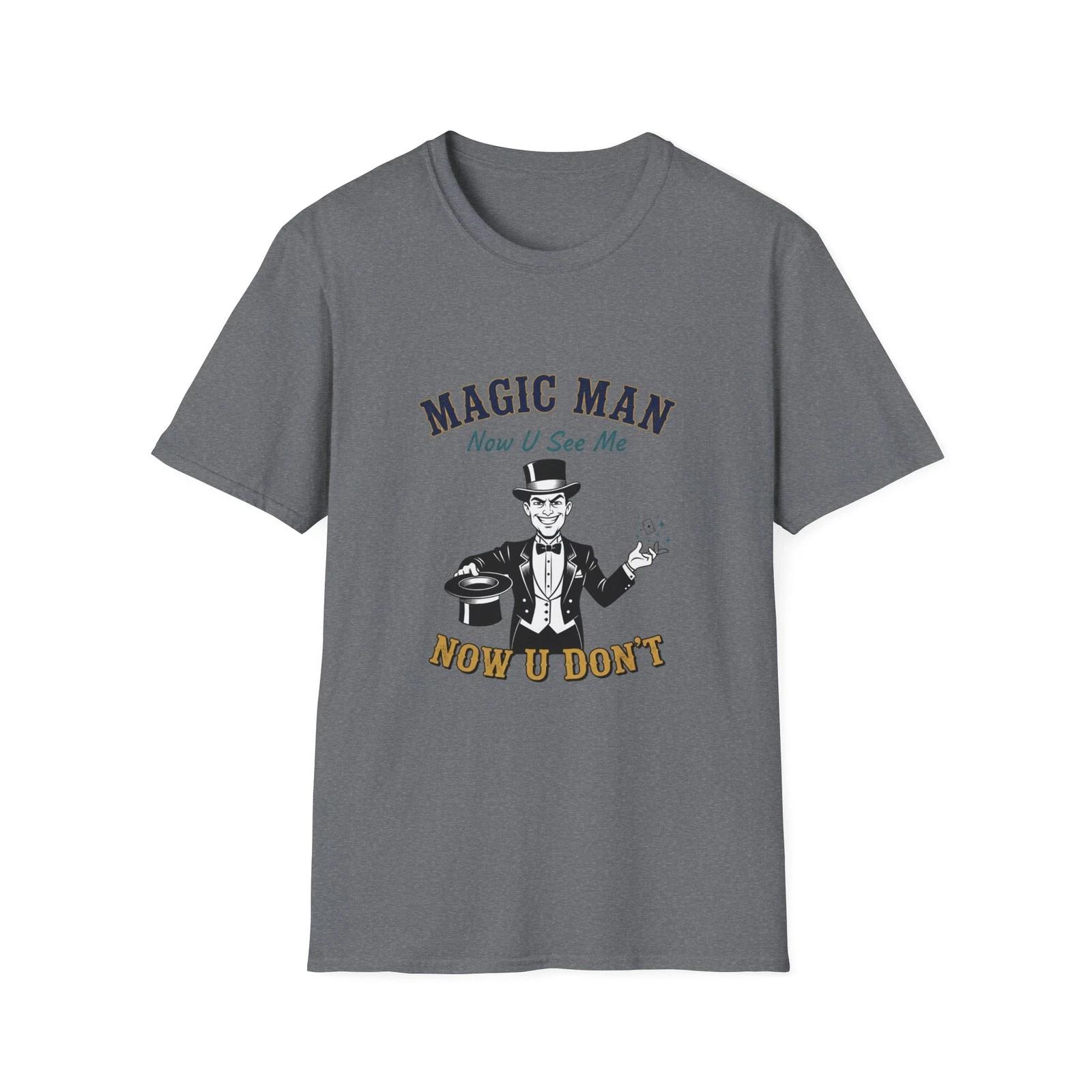 Magic Man Now U See Me Now U Don t T shirt | Phoenix Rising Back Print S