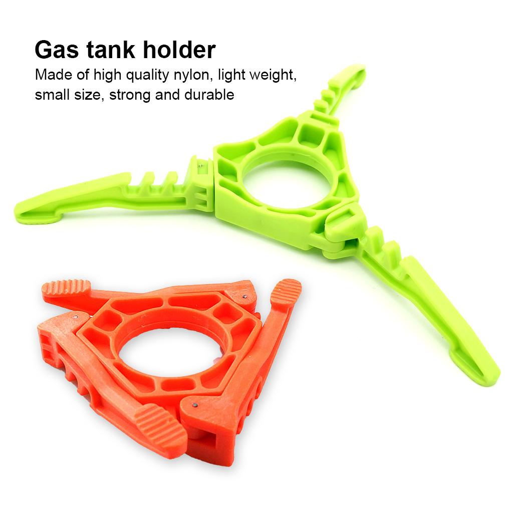 Cylinder Stand Portable Plastic Foldable Cylinders Holder Antislip Bracket Climbing Backpacking Tripod Outdoor Equipment