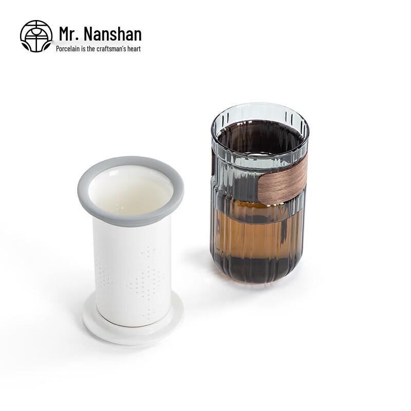 Nanshan Mr. Heat-Resistant Glass Tea Infuser Cup
