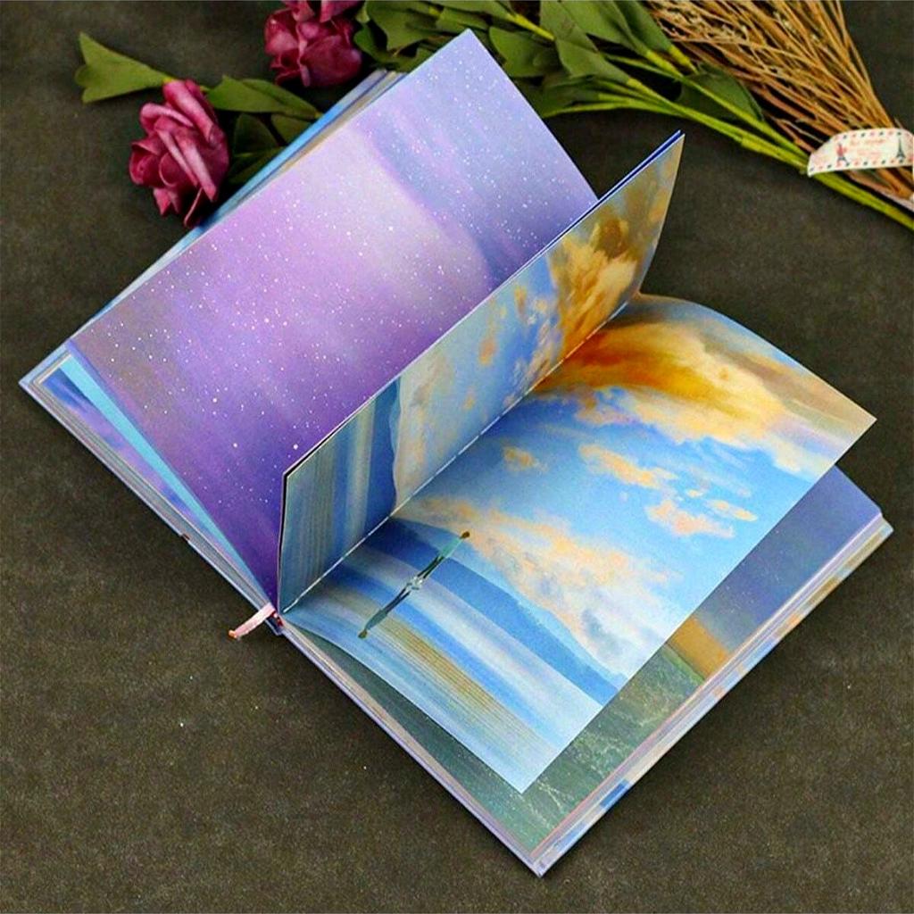 Dreamy Hardcover Journal - Hand-Drawn Illustrations, Thickened Blank Pages for Writing & Sketching, Perfect Notebook Gift