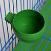 1 STK. Schlichtes Design Tierfutterbecher Rille Runde Futterschale Futterbehälter Vogelkäfig Universal Drahtkäfig Futterbox Vogelzubehör