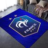 2025 Neuer Frankreich FFF Teppich für Wohnzimmer Schlafzimmer Zuhause Sofadekoration, Kinder Spiel rutschfeste Bodenmatte
