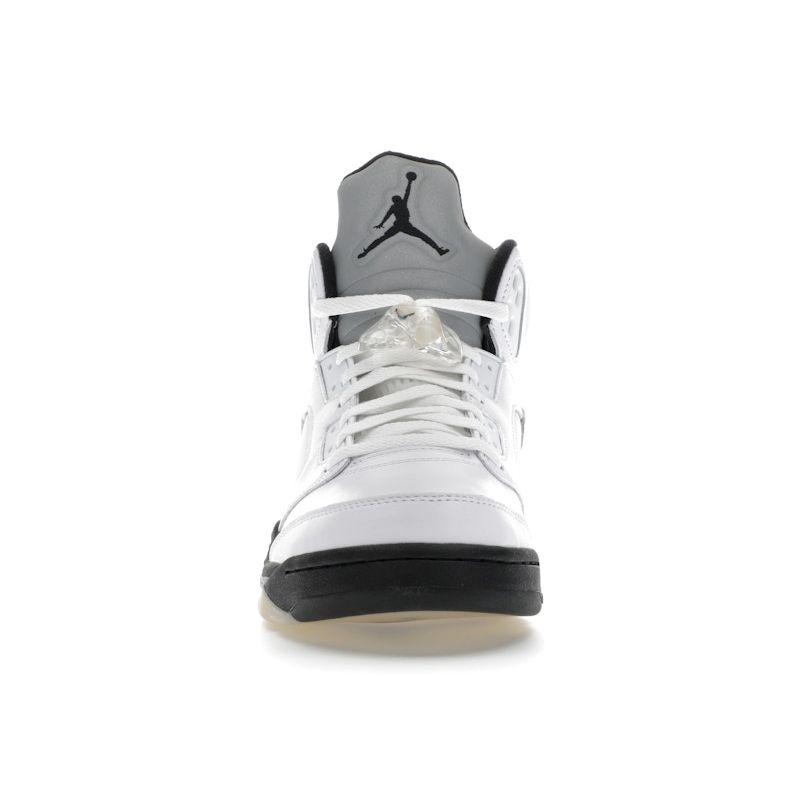 Air Jordan 5 Retro White Black Men Sneakers Sail Metallic-Silver DD0587-110