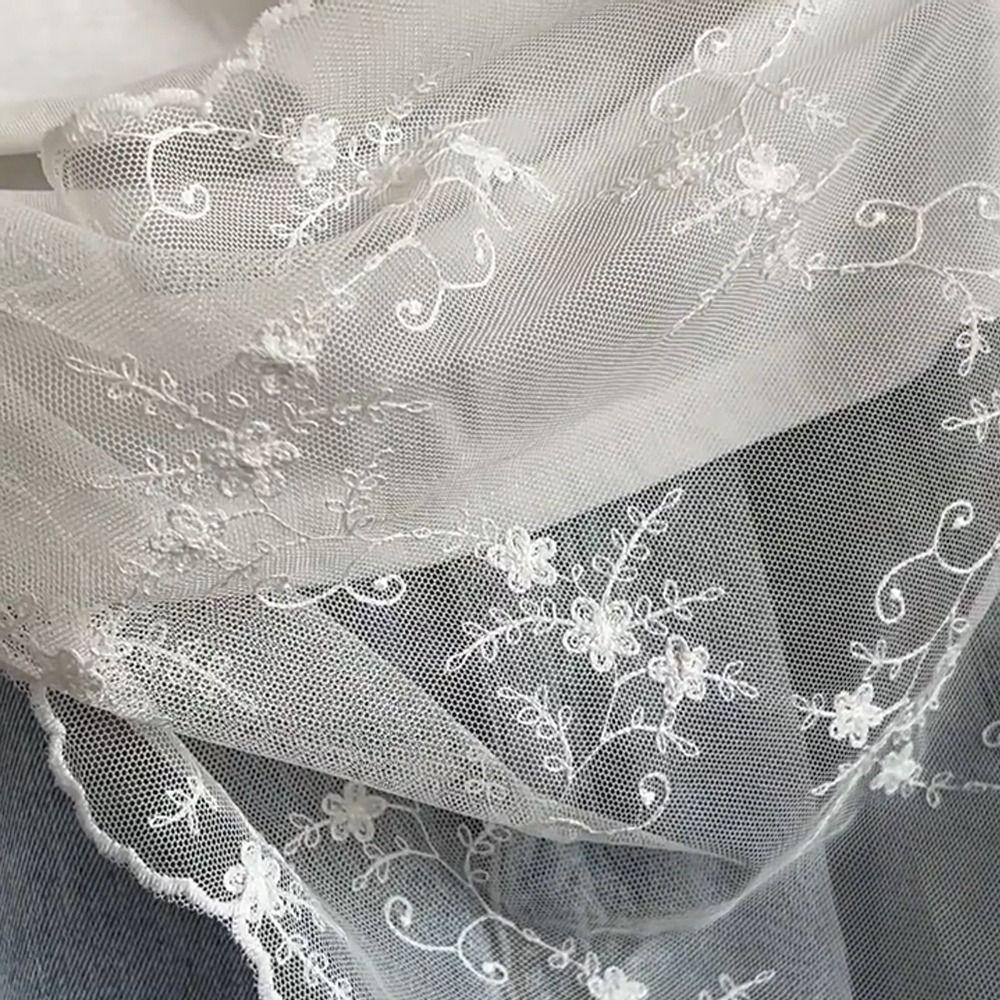 Trend Floral Embroidery Women's Lace Belt Versatile Korean Version Triangle Scarf Hem Skirt Women's Pants Waist Decorative