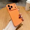 Liquid Silicone Camera Lens Protection Cases For iPhone 17 16 15 14 13 12 11 Pro Max Plus Plain Frosted Soft Shockproof Cover