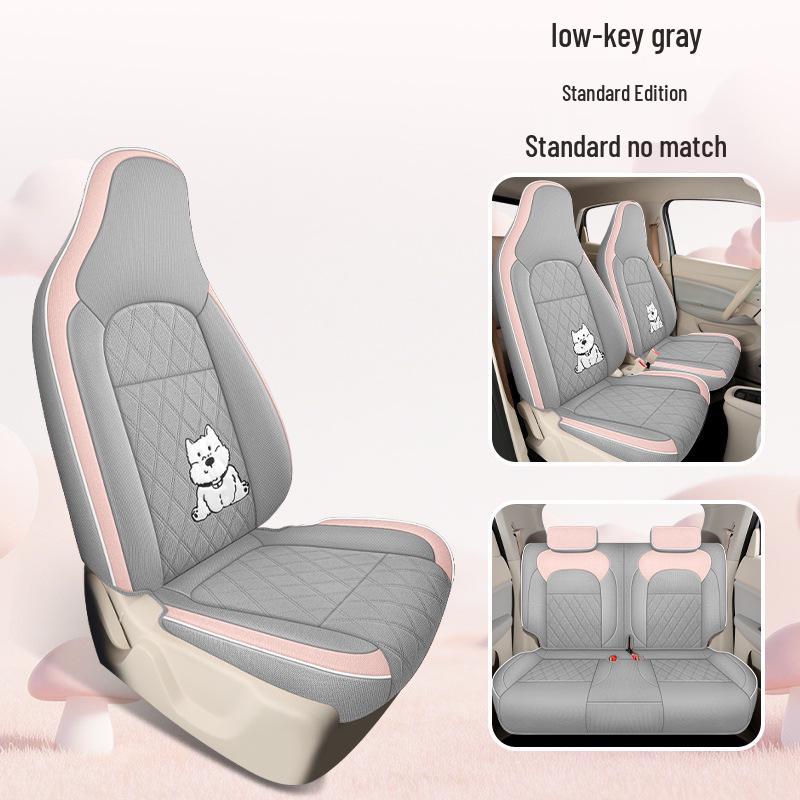 2026 Cotton & Linen Car Seat Cover for Leapmotor T03 - All-Season, One-Piece Design One Car, One Version