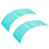 16pcs Bike Motorcycle 16-18inch Reflective Wheel Strip Stickers Decoration Accessory(Blue)