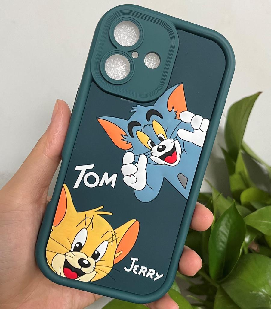 Creative 3D Cartoon Mouse Cat Silicone Phone Case for IP16 Pro Max/15/14/13/12
