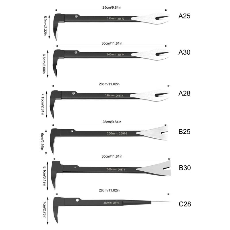 Multifunction Steel Nail Remover Puller Tool For Wooden Crates Furniture Dismantling And Construction Repair Projects