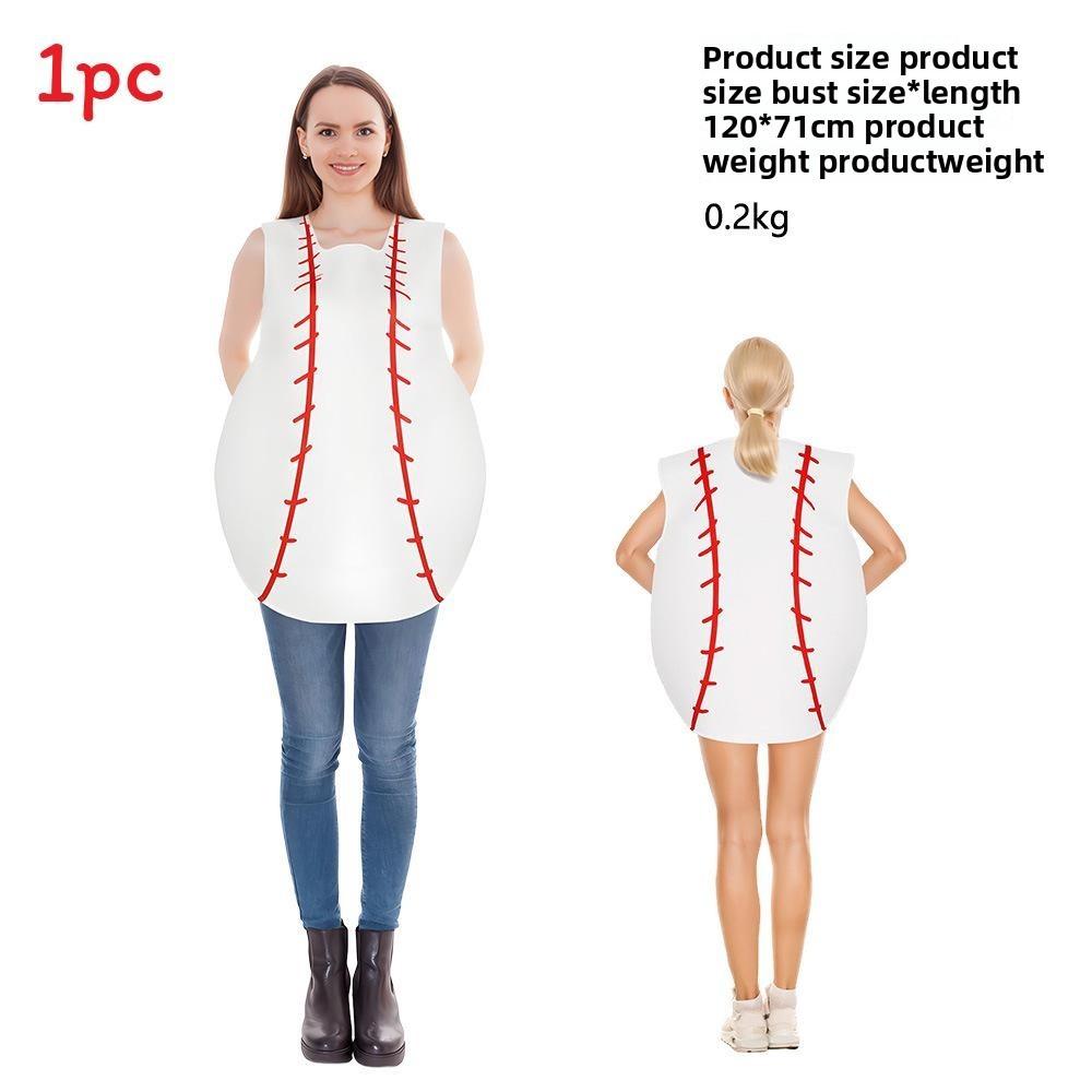 Costume Party Halloween Rugby Billiards Costume Event Jumpsuit Performance