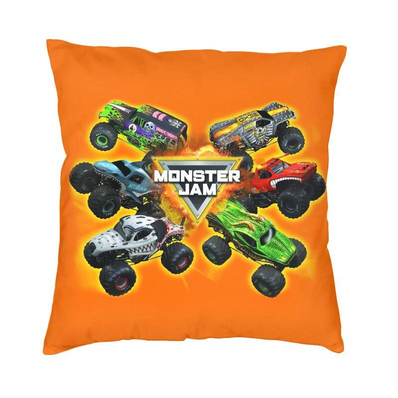

Monster Jam Grave Digger Монстр-трак Квадратная Наволочка для Подушки Домашний Декоративный 3D Двусторонний Принт Чехол для Подушки на Диван 30x30cm 12x12in