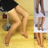 Womens Without Toes Sheer Fishnet Pantyhose Toeless See Through Small Mesh Net Latin Dance Tights Stockings Hosiery