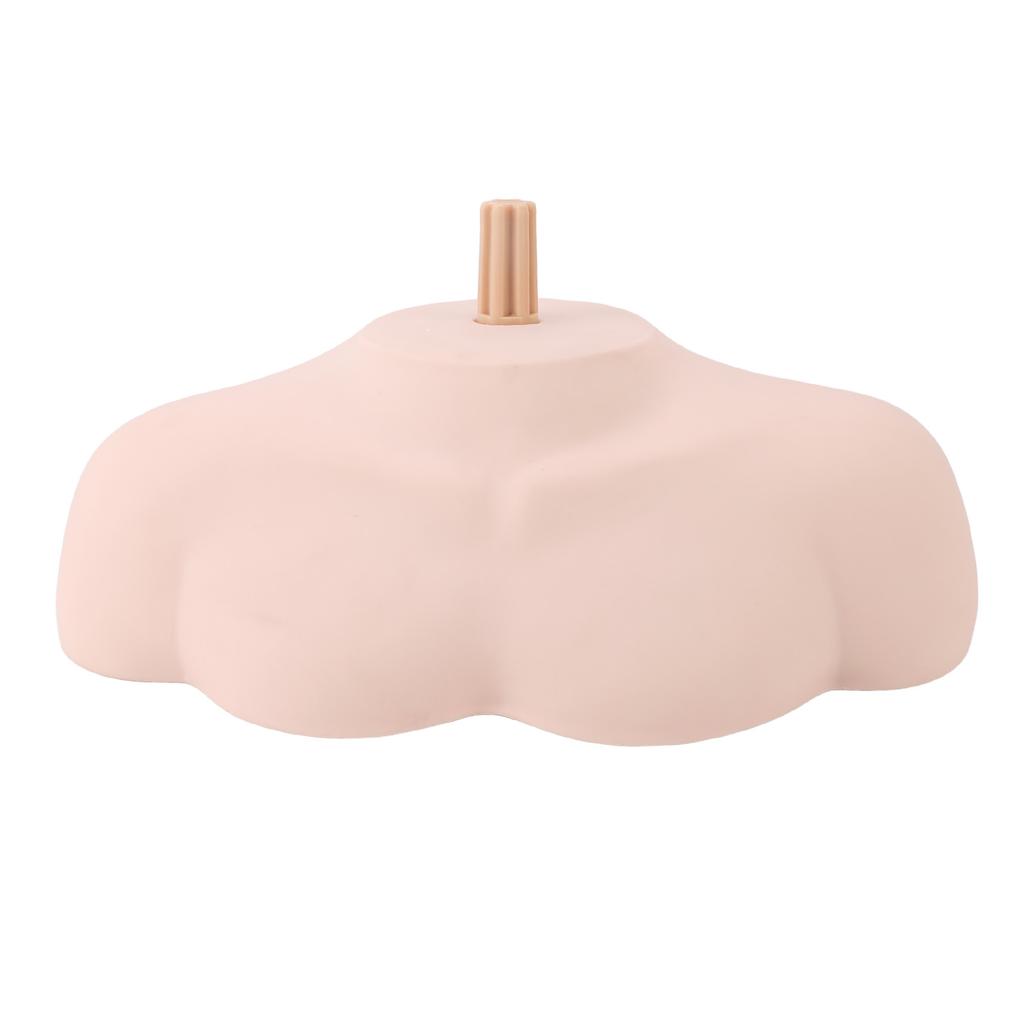 Mannequin Head Shoulder Model Realistic Washable Reusable Stable Structure Head Stand Bust Shoulder