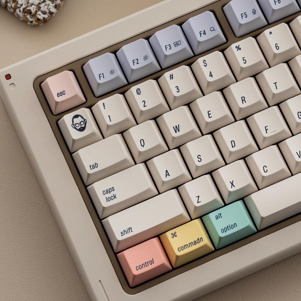 Retro 2100 Theme Keycap Set 145key PBT Originate Custom Personalized Keyboard Cap Cherry Profile KeyCap for Mechanical Keyboard